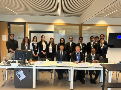pakistani law students arrive in netherlands for international moot court competition