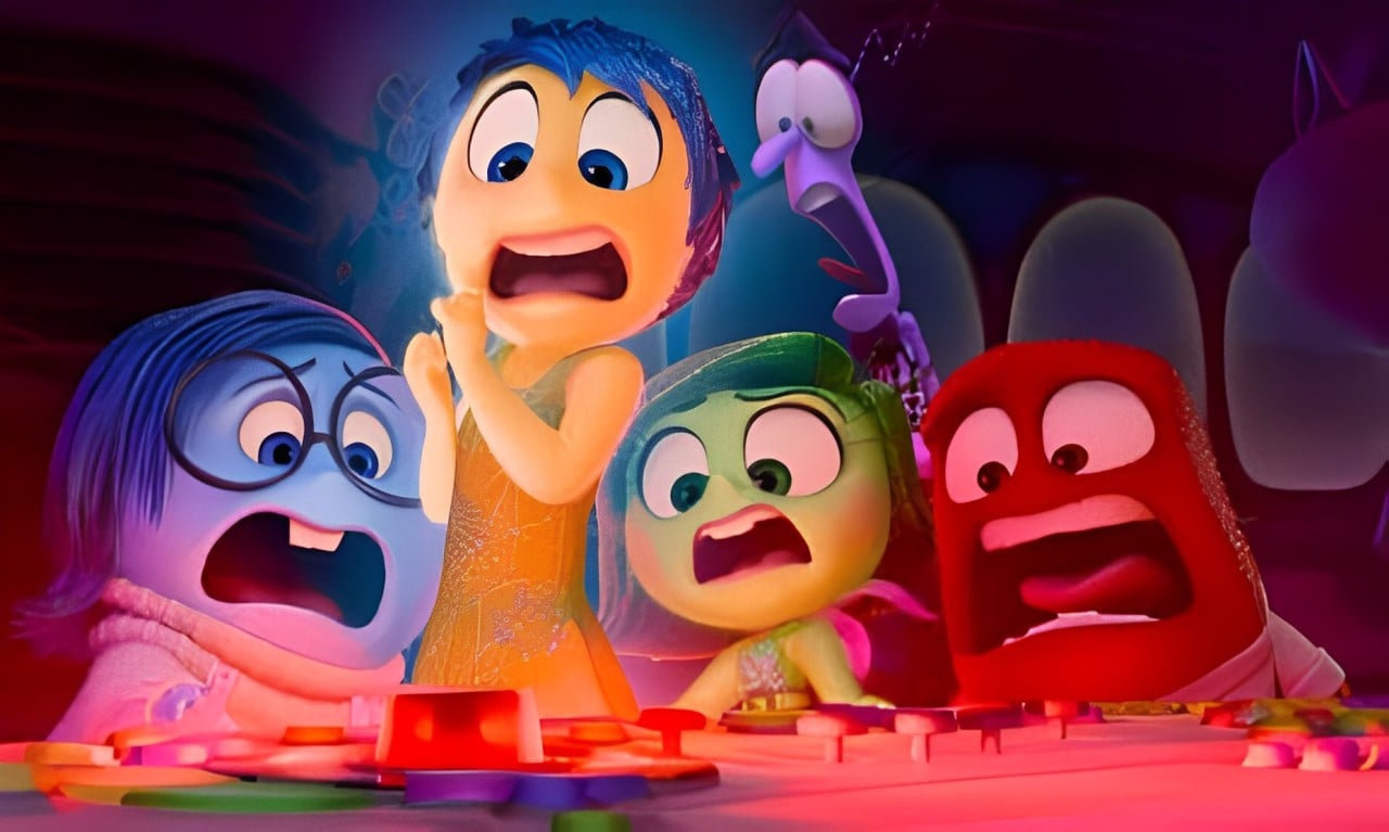 Recurring emotions Sadness, Joy, Envy, Fear & Anger. Image: Disney/Pixar