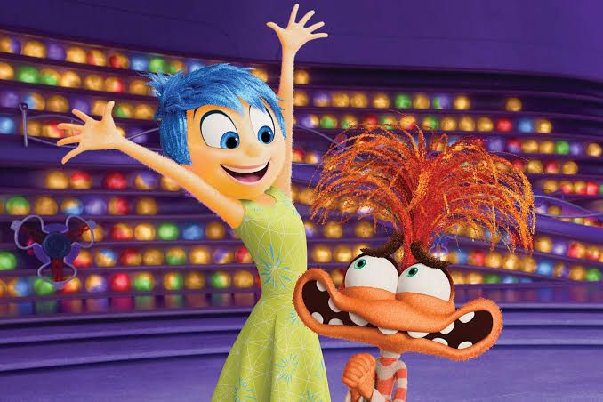 Joy & Anxiety pictured together. Image: Disney/Pixar