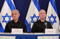 israeli prime minister benjamin netanyahu and defence minister yoav gallant during a press conference in the kirya military base in tel aviv israel october 28 2023 photo reuters