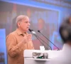 prime minister muhammad shehbaz sharif addresses the groundbreaking ceremony of jinnah medical complex in islamabad on july 21 2024 photo app