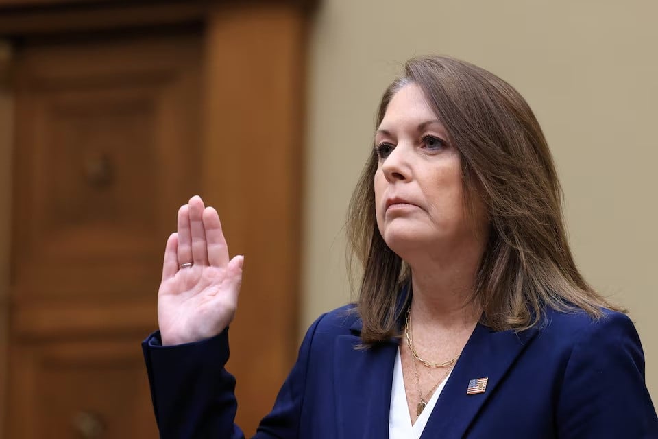 us secret service director kimberly cheatle is sworn in during a house of representatives oversight committee hearing on the security lapses that allowed an attempted assassination of republican presidential nominee donald trump on capitol hill in washington us july 22 2024 photo reuters