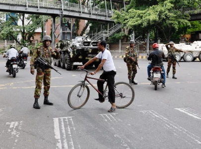 sheikh hasina blames opponents for protest violence curfew to stay in place