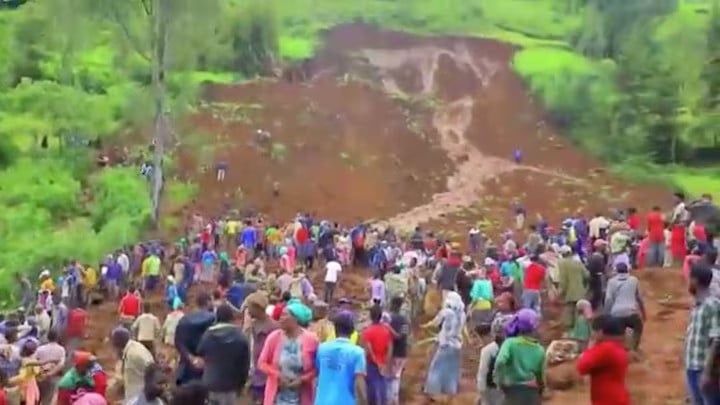 the aftermath of a landslide in gofa zone in southern ethiopia regional state on july 23 2024 photo reuters