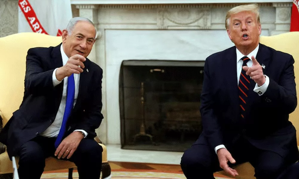 netanyahu meets trump at florida resort following discussions with biden and harris netanyahu meets trump at florida resort following discussions with biden and harris