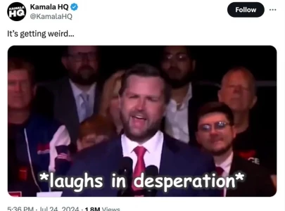 democrats new tactic branding trump and vance as weird