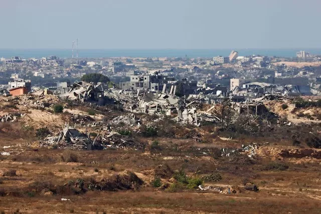 a view of destroyed buildings in gaza amid the ongoing conflict between israel and hamas as seen from southern israel on august 1 2024 photo reuters a view of destroyed buildings in gaza amid the ongoing conflict between israel and hamas as seen from southern israel on august 1 2024 photo reuters