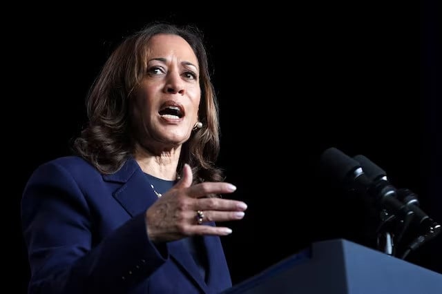 us vice president kamala harris at an event in houston texas on july 31 2024 photo reuters