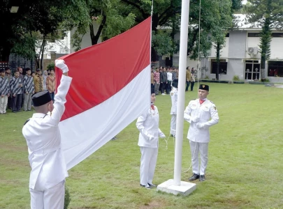flag hoisting ceremony marks indonesia s 79th i day flag hoisting ceremony marks indonesia s 79th i day