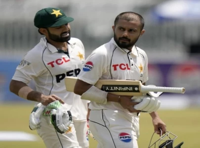 not a rushed call saud shakeel defends timing of declaration