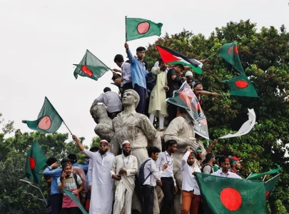 thousands of students rally in bangladesh to mark one month since fall of ex pm hasina thousands of students rally in bangladesh to mark one month since fall of ex pm hasina