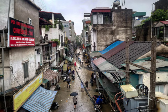 a generic view of a flooded street following the impact of typhoon yagi in hanoi vietnam on september 11 2024 photo reuters a generic view of a flooded street following the impact of typhoon yagi in hanoi vietnam on september 11 2024 photo reuters