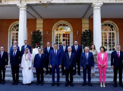 spain urges clear path to two state solution at high level meeting on gaza conflict