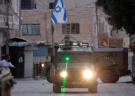 a military vehicle with a laser transits during an israeli raid in jenin in the israeli occupied west bank on september 25 2024 photo reuters