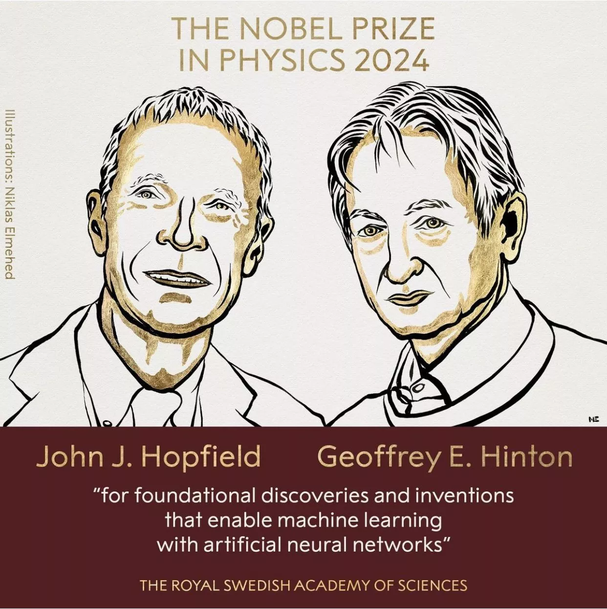 john hopfield and geoffrey hinton awarded 2024 nobel prize in physics john hopfield and geoffrey hinton awarded 2024 nobel prize in physics