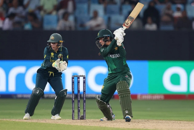 aliya riaz ended the boundary drought of the middle overs oct 11 2024 photo icc aliya riaz ended the boundary drought of the middle overs oct 11 2024 photo icc
