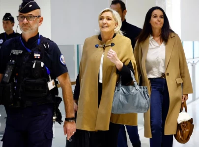 france s marine le pen denies wrongdoing in european parliament funds trial france s marine le pen denies wrongdoing in european parliament funds trial
