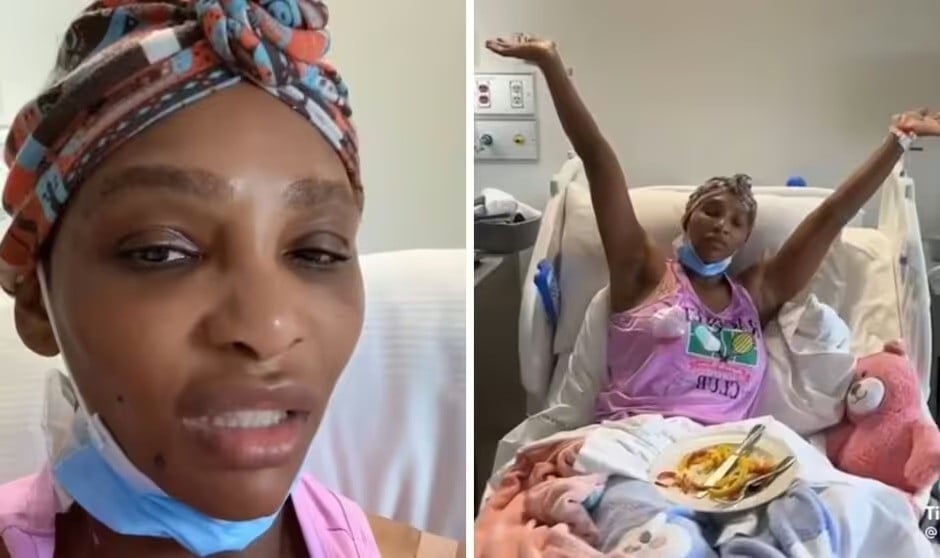 serena williams had surgery to remove a cyst from her neck photo tiktok serena