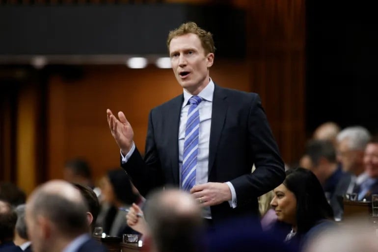 canadian minister of immigration refugees and citizenship marc miller speaks in the house of commons on parliament hill in ottawa canada photo reuters