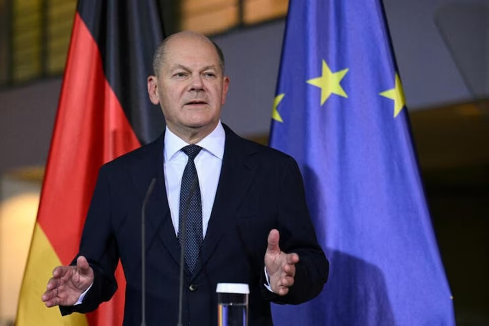 german chancellor olaf scholz attends a media briefing at the chancellery in berlin germany on november 6 2024 photo reuters