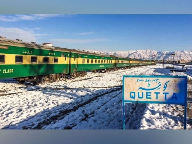 train services in quetta suspended for four days amid security situation train services in quetta suspended for four days amid security situation