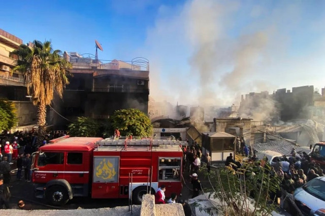 israeli airstrikes kill 15 in damascus target palestinian islamic jihad offices