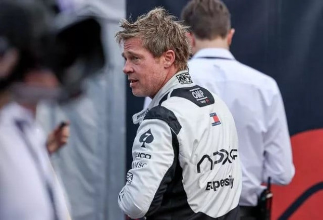 brad pitt filming f1 movie scenes faints on track at las vegas grand prix brad pitt filming f1 movie scenes faints on track at las vegas grand prix