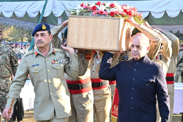 pm coas attend funeral of rangers personnel martyred during pti protest pm coas attend funeral of rangers personnel martyred during pti protest