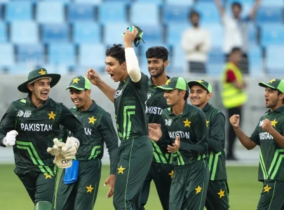 shahzaib khan s 159 leads pakistan to 43 run victory over india in u 19 asia cup