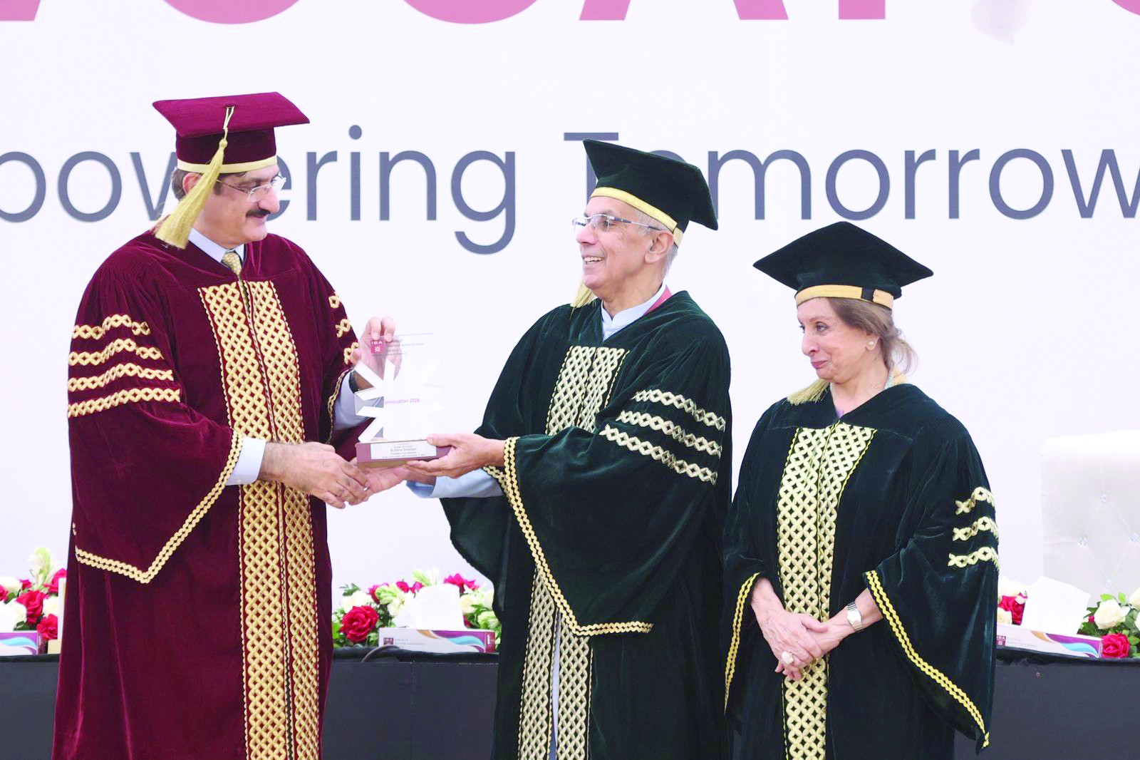 sindh chief minister murad ali shah at the iba convocation on saturday photo express