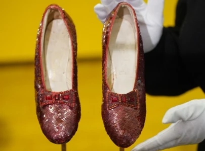 stolen judy garland slippers from the wizard of oz break auction records sell for 28m