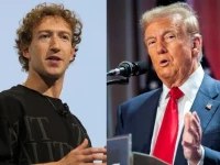 meta ceo mark zuckerberg and united states president donald trump photo file