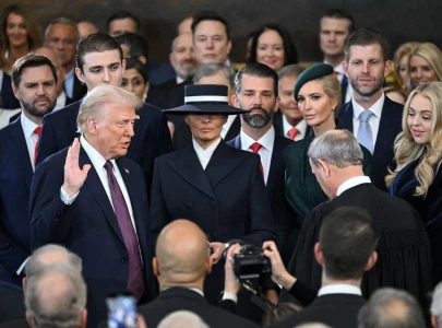 donald trump sworn in as us president again vows to usher in golden age