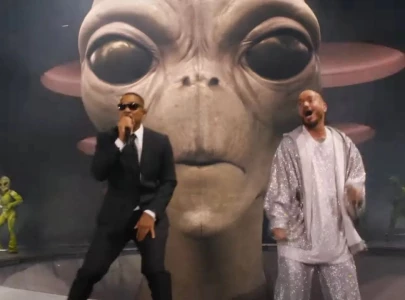 will smith channels men in black in surprise set with j balvin at coachella