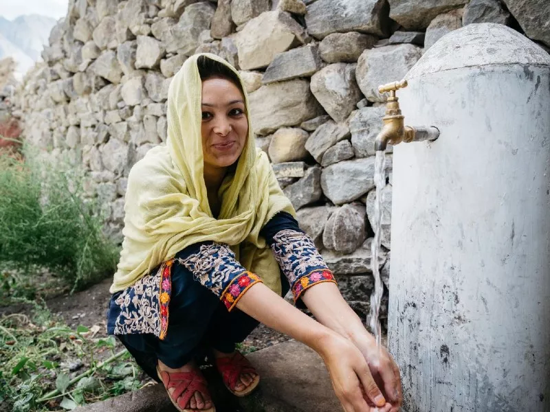 over the last two decades the aga khan agency for habitat pakistan has provided 500 000 people with water and sanitation facilities across pakistan mainly in mountain communities photo express over the last two decades the aga khan agency for habitat pakistan has provided 500 000 people with water and sanitation facilities across pakistan mainly in mountain communities photo express