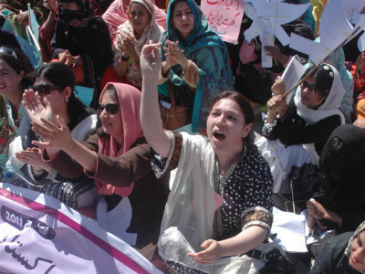 fighting for their rights women come out on roads present charter of demands fighting for their rights women come out on roads present charter of demands