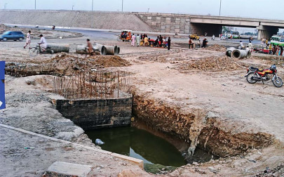 uneven development next to shining infrastructure a road in ruins uneven development next to shining infrastructure a road in ruins
