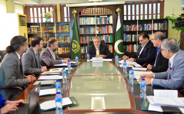 finance minister senator ishaq dar held meeting with mr najy benhassine country director world bank on saturday oct 8 photo twitter finministrypak finance minister senator ishaq dar held meeting with mr najy benhassine country director world bank on saturday oct 8 photo twitter finministrypak