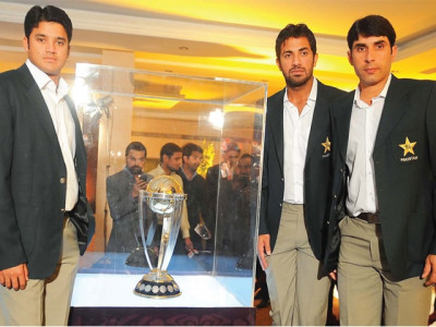 world cup trophy accompanies hope and confidence