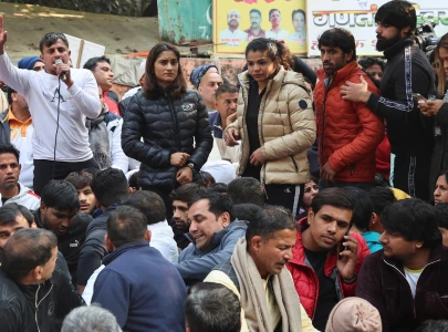top indian athletes lend support to wrestler protest