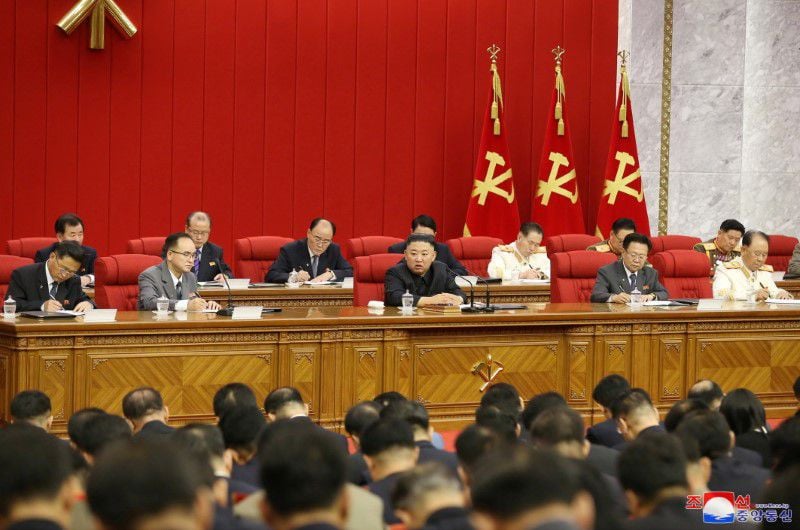 north korean leader kim jong un speaks during the fourth day sitting of the 3rd plenary meeting of 8th central committee of the workers party of korea in pyongyang north korea in this image released june 18 2021 by the country s korean central news agency kcna photo reuters