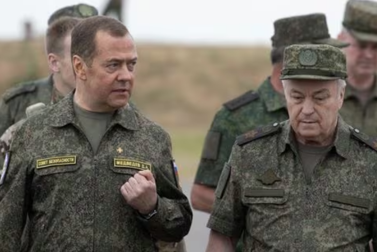 Russia’s Medvedev warns of nuclear response if Ukraine hits