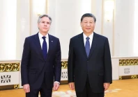 chinese president xi jinping meets with us secretary of state antony blinken at the great hall of the people in beijing capital of china on april 26 2024 photo xinhua