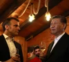 french president emmanuel macron and chinese president xi jinping enjoy a drink in a restaurant on tuesday may 7 2024 at the tourmalet pass in the pyrenees mountains photo reuters