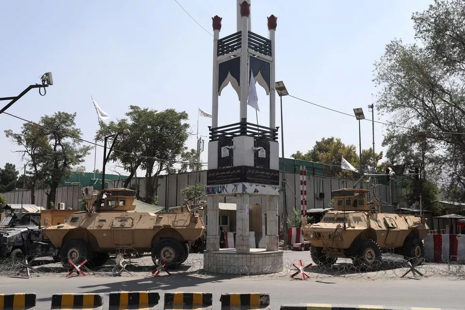 armored vehicles are seen in front of the presidential palace in kabul afghanistan september 4 2021 wana west asia news agency via reuters armored vehicles are seen in front of the presidential palace in kabul afghanistan september 4 2021 wana west asia news agency via reuters