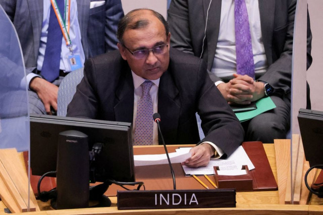 india s ambassador to the united nations t s tirumurti addresses the united nations security council during a meeting amid russia s invasion of ukraine at the united nations headquarters in manhattan new york city new york u s april 5 2022 reuters india s ambassador to the united nations t s tirumurti addresses the united nations security council during a meeting amid russia s invasion of ukraine at the united nations headquarters in manhattan new york city new york u s april 5 2022 reuters