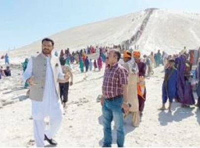 hinglaj mata festival kicks off in lasbela