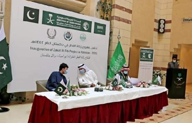 federal minister murad saeed attending ceremony at saudi embassy in islamabad photo express