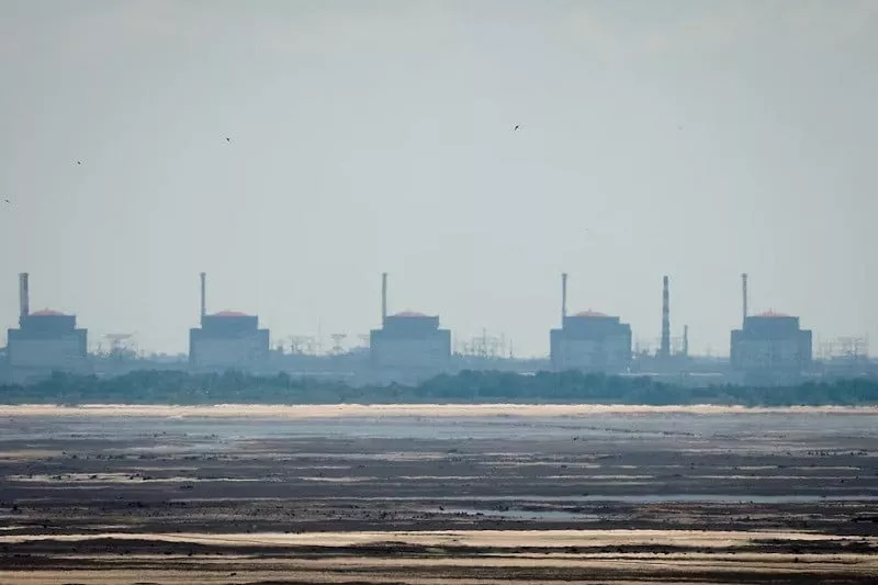 zaporizhzhia nuclear power plant from the bank of kakhovka reservoir near the town of nikopol ukraine june 16 2023 photo reuters zaporizhzhia nuclear power plant from the bank of kakhovka reservoir near the town of nikopol ukraine june 16 2023 photo reuters