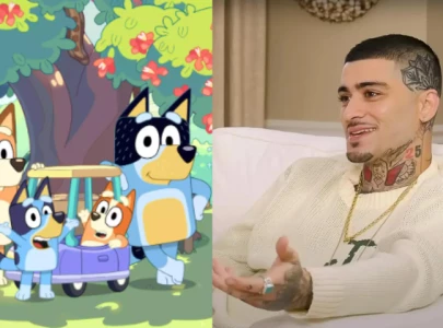 zayn malik reveals he s a sensitive guy and cries while watching bluey with daughter khai